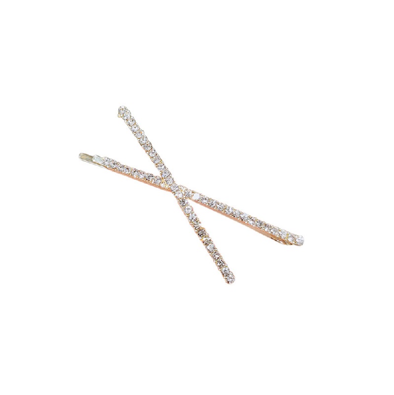 Cross Crystal Bobby Pins